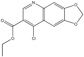 ethyl 8-chloro-2H-[1,3]dioxolo[4,5-g]quinoline-7-carboxylate Struktur