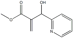 methyl 2-[hydroxy(pyridin-2-yl)methyl]prop-2-enoate Struktur