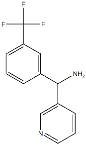 pyridin-3-yl[3-(trifluoromethyl)phenyl]methanamine Struktur