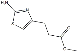 methyl 3-(2-amino-1,3-thiazol-4-yl)propanoate Struktur