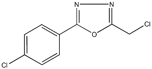 2-(Chloromethyl)-5-(4-chlorophenyl)-1,3,4-oxadiazole95% Struktur