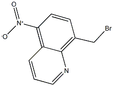 8-(BROMOMETHYL)-5-NITROQUINOLINE Struktur