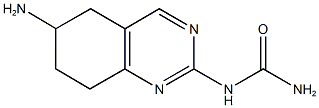 N-(6-AMINO-5,6,7,8-TETRAHYDROQUINAZOLIN-2-YL)UREA Struktur