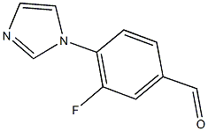 3-FLUORO-4-(1H-IMIDAZOL-1-YL)BENZALDEHYDE Struktur