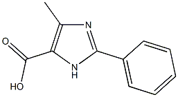 4-METHYL-2-PHENYL-1H-IMIDAZOLE-5-CARBOXYLIC ACID Struktur