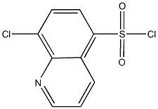 8-CHLOROQUINOLINE-5-SULFONYL CHLORIDE Struktur