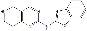 N-1,3-BENZOXAZOL-2-YL-5,6,7,8-TETRAHYDROPYRIDO[4,3-D]PYRIMIDIN-2-AMINE Struktur