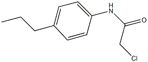 2-CHLORO-N-(4-PROPYLPHENYL)ACETAMIDE Struktur