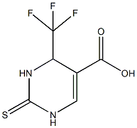 2-THIOXO-4-(TRIFLUOROMETHYL)-1,2,3,4-TETRAHYDROPYRIMIDINE-5-CARBOXYLIC ACID Struktur