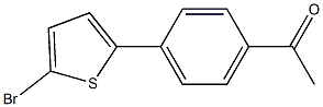 1-[4-(5-BROMOTHIEN-2-YL)PHENYL]ETHANONE Struktur