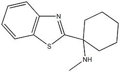 N-[1-(1,3-BENZOTHIAZOL-2-YL)CYCLOHEXYL]-N-METHYLAMINE Struktur