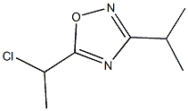 5-(1-CHLOROETHYL)-3-ISOPROPYL-1,2,4-OXADIAZOLE Struktur