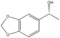 (1R)-1-(1,3-BENZODIOXOL-5-YL)ETHANOL Struktur