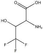 2-AMINO-4,4,4-TRIFLUORO-3-HYDROXYBUTANOIC ACID Struktur