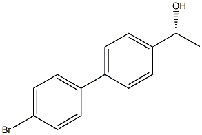 (1R)-1-(4''-BROMO-1,1''-BIPHENYL-4-YL)ETHANOL Struktur