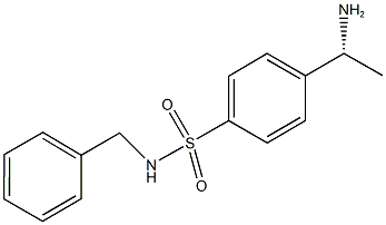 4-[(1R)-1-AMINOETHYL]-N-BENZYLBENZENESULFONAMIDE Struktur