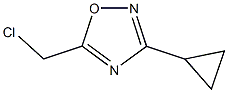 5-(CHLOROMETHYL)-3-CYCLOPROPYL-1,2,4-OXADIAZOLE Struktur