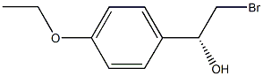 (1R)-2-BROMO-1-(4-ETHOXYPHENYL)ETHANOL Struktur