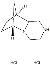 (1R,8S)-2,5-DIAZATRICYCLO[6.2.1.0~2,7~]UNDECANE DIHYDROCHLORIDE Struktur