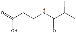 3-(ISOBUTYRYLAMINO)PROPANOIC ACID Struktur