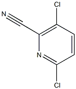 3,6-dichloropyridine-2-carbonitrile Struktur