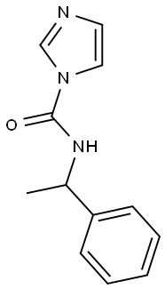 N-(1-phenylethyl)-1H-imidazole-1-carboxamide Struktur