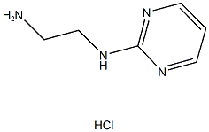 N-(2-aminoethyl)-N-pyrimidin-2-ylamine hydrochloride Struktur