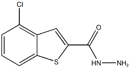 4-chloro-1-benzothiophene-2-carbohydrazide Struktur