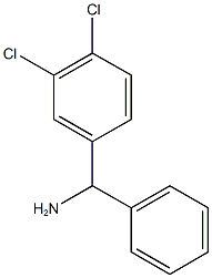 (3,4-dichlorophenyl)(phenyl)methanamine Struktur