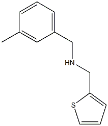 [(3-methylphenyl)methyl](thiophen-2-ylmethyl)amine Struktur