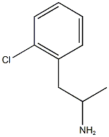 1-(2-chlorophenyl)propan-2-amine Struktur