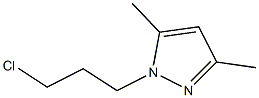 1-(3-chloropropyl)-3,5-dimethyl-1H-pyrazole Struktur