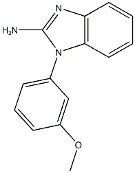 1-(3-methoxyphenyl)-1H-1,3-benzodiazol-2-amine Struktur