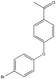 1-[4-(4-bromophenoxy)phenyl]ethan-1-one Struktur