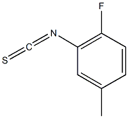 1-fluoro-2-isothiocyanato-4-methylbenzene Struktur