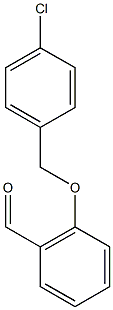 2-[(4-chlorophenyl)methoxy]benzaldehyde Struktur