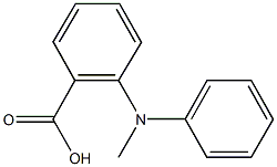 2-[methyl(phenyl)amino]benzoic acid, 73323-82-7, 結構式