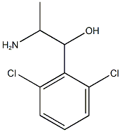 2-amino-1-(2,6-dichlorophenyl)propan-1-ol Struktur