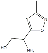 2-amino-2-(3-methyl-1,2,4-oxadiazol-5-yl)ethan-1-ol Struktur