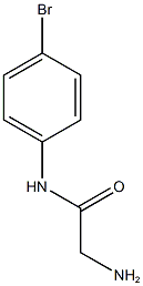 2-amino-N-(4-bromophenyl)acetamide Struktur