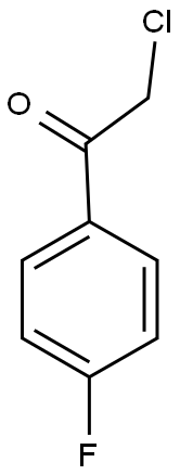 2-chloro-1-(4-fluorophenyl)ethan-1-one Struktur