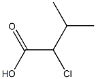 2-chloro-3-methylbutanoic acid Struktur