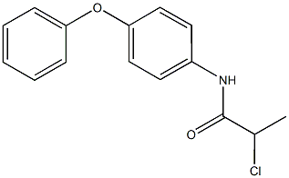 2-Chloro-N-(4-phenoxy-phenyl)-propionamide Struktur