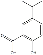 2-hydroxy-5-(propan-2-yl)benzoic acid Struktur