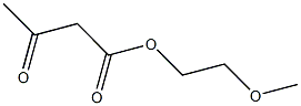 2-methoxyethyl 3-oxobutanoate Struktur