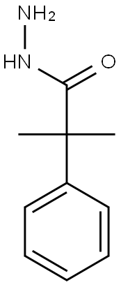 2-methyl-2-phenylpropanehydrazide Struktur