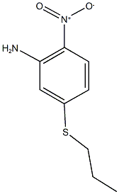 2-nitro-5-(propylsulfanyl)aniline Struktur