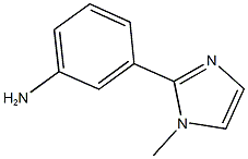 3-(1-methyl-1H-imidazol-2-yl)aniline Struktur