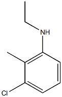 3-chloro-N-ethyl-2-methylaniline Struktur