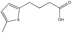 4-(5-methylthiophen-2-yl)butanoic acid Struktur